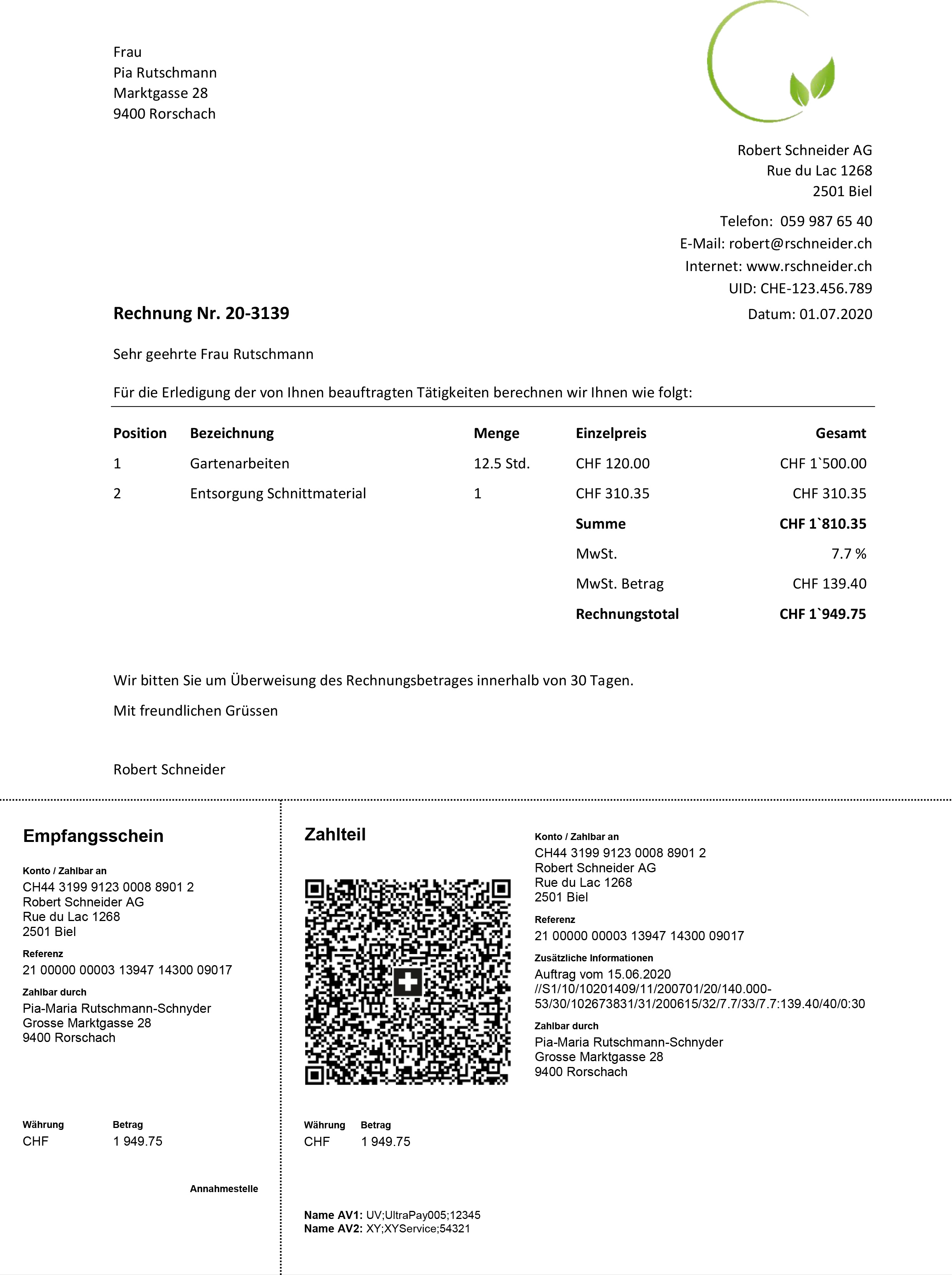 QR-Rechnung – BEKB